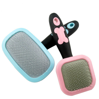 哈特丽360旋转针梳小号宠物美容梳子狗狗按摩梳颜色随机发货