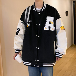 2023春秋季夹克男潮牌港风ins青年外套户外男式棒球服男