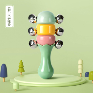婴儿玩具0-1岁早教益智宝宝手摇铃抓握训练沙锤可啃咬拨浪鼓