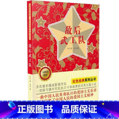 [正版]敌后武工队书 中小学生课外阅读儿童文学书籍 无障碍阅读 红色经典系列丛书冯志著 吉林美术出版社