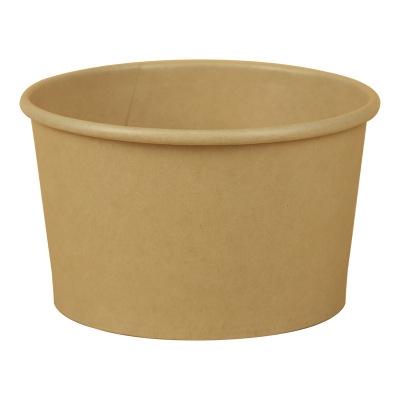 苏宁宜品一次性牛皮纸汤桶8盎司