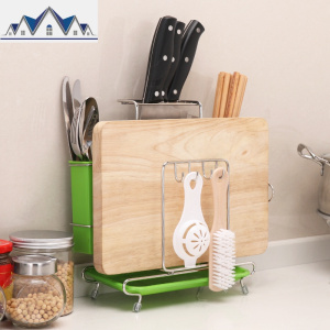 菜刀架刀架案板架砧板架子刀座厨房置物架用品筷子勺子刀具收纳架 三维工匠
