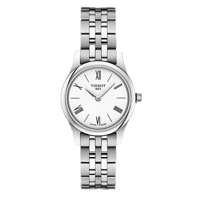 天梭(TISSOT)新款俊雅系列纤薄简约时尚女士石英手表