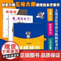 五味太郎游戏绘本全3册 快醒醒啊 藏猫猫藏猫猫 看脱光光了 概念认知 奇妙想象 生活习惯 安心感自信心 0-3 3-6