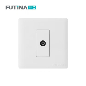 福田 插座 明装开关插座面板明线家用墙壁 明装一位电视 单位:个