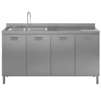 依韵珂不锈钢餐边柜160*55*81cm个