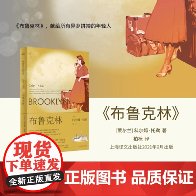 布鲁克林 科尔姆托宾上海译文出版社另著名门/大师/马利亚的自白 爱尔兰英国文学小说