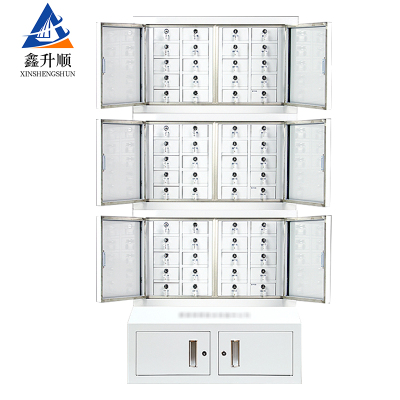 鑫升顺手机信号考场会议室专用手机柜电子产品存放柜寄存柜带锁组合款60格300*776*1775