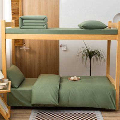 陇步昇LBS-SJT0707床上三件套 军绿色