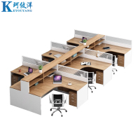 珂攸洋屏风工位桌椅组合