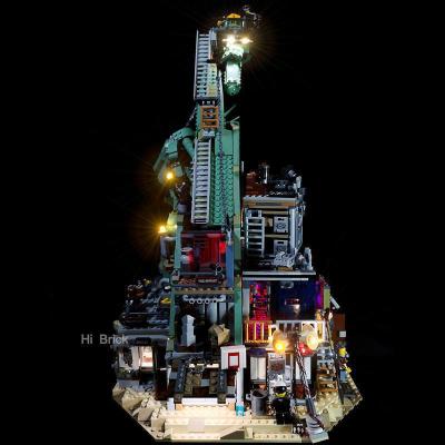 HiBrick灯饰末日城堡适用乐高70840坍塌自由女神像LED灯光灯具请注意：仅售灯饰，不含积木