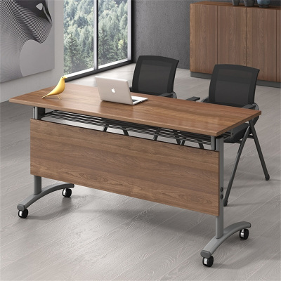 易企采 120*40CM 折叠桌培训长条桌活动宣传会议桌(不含椅)