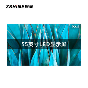 泽显Zshine 55英寸P2.5全彩LED显示屏单元标准16:9压铸铝箱体设计无缝拼接室内电子屏LC-P2.5EEX