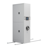 臻远 ZY-MJJA-15 智能密集架移动式档案柜钢制轨道智能密集柜 通双节 一列一组