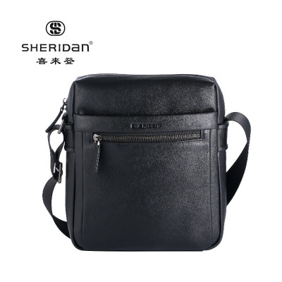 SHERIDAN喜来登男士商务牛皮单肩包 NL221237S
