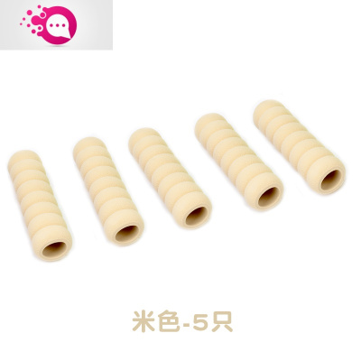 敬平幼儿童安全门卡宝宝加厚门挡门塞门夹门缝防夹手门阻防撞门把手套门把手套米白色-5只