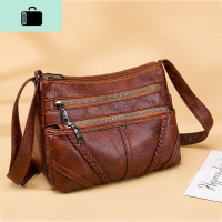 包包女2020新款斜跨百搭复古妈妈包多隔层大容量单肩包手提包女包NEW LAKE女士单肩包