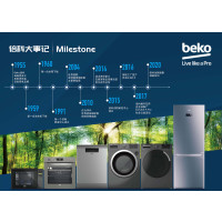 倍科(BEKO) GN0546SL 546L大冰箱 对开门冰箱 变频冰箱 风冷无霜大冰箱 蓝光养鲜冰箱