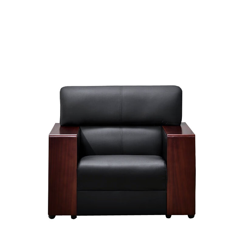 晋舰 办公沙发办公室洽谈沙发组合商务接待会客沙发 西皮单人位