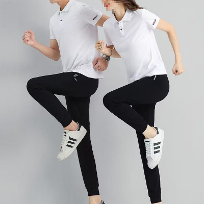 惠铁夏季纯棉男女同款运动套装 定制 套