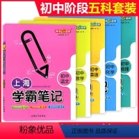 学霸笔记初中语数英物化 5本套装 [正版]钟书金牌 上海学霸笔记 初中语文+数学+英语+物理+化学 六七八九年级适用初中