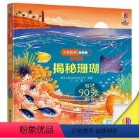揭秘珊瑚 [正版] 尤斯伯恩看里面系列 低幼版 揭秘珊瑚 3-6岁经典科普立体翻翻书洞洞书益智游戏百科启蒙认知教育童书儿