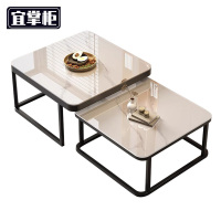 宜掌柜 茶几 黑架 张
