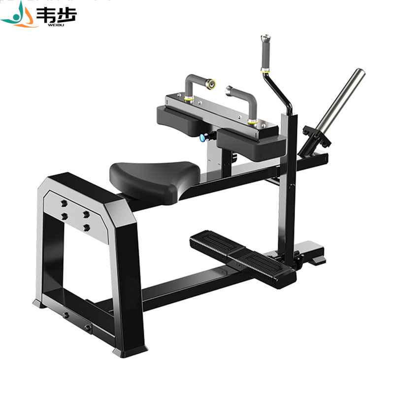 韦步EM1043商用健身房坐姿式小腿提踵抬腿提膝肌肉力量训练器械