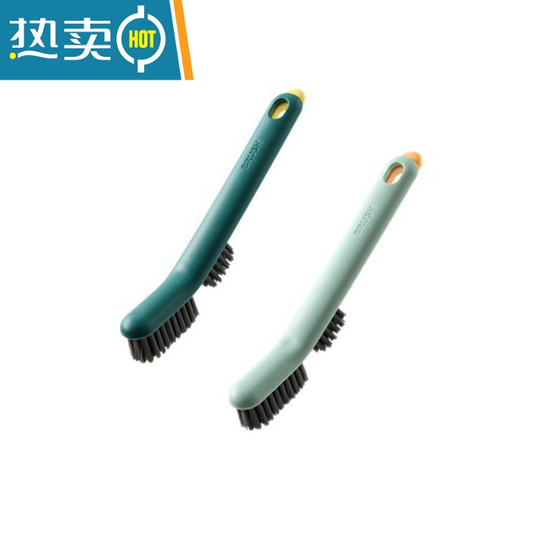 敬平鞋刷子多功能子母鞋刷家用洗鞋器洗衣服板刷软毛刷清洁刷不伤鞋 浅草绿+水墨绿-2个装❤[可拆卸]
