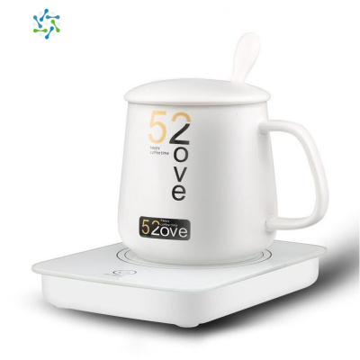 电加热宿舍热奶学生杯恒温杯55度暖暖杯办公室可加热温暖加热垫三维工匠暖杯垫（触控款）
