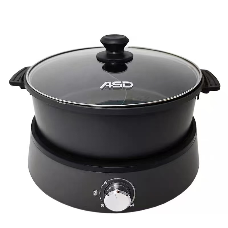 爱仕达电火锅4L分体式大容量家用多档火力多功能电锅鸳鸯锅AH-Y13J439