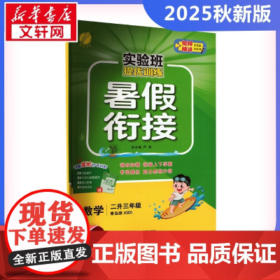 实验班提优训练暑假衔接 数学 二升三年级 青岛版(QD) 严军 编 小学教辅文教 正版图书籍 江苏人民出版社