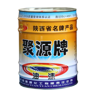聚源醇酸调和漆黄色0.3kg/桶