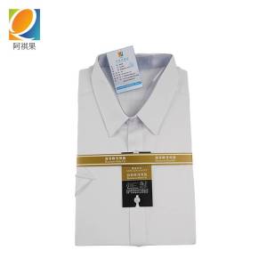 阿祺果 A6 衬衫 短袖白色S-6XL 件