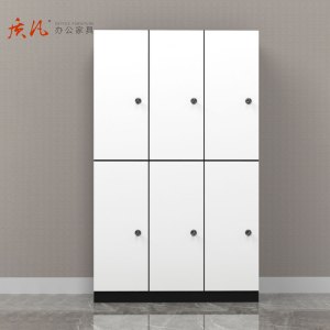质凡更衣柜木质健身房员工柜存包柜储物柜带机械锁 1200*500*2000mm