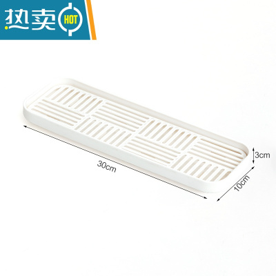 敬平大肥皂盒大号长方形沥水盒洗衣皂盒肥皂香皂置物架香皂盒沥水创意 新款小号白色