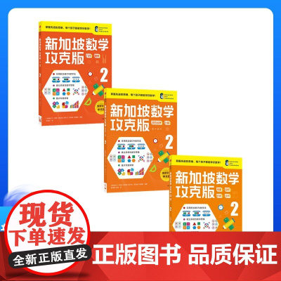 新加坡数学攻克版2年级套装3册 8-9岁 陈宇文等著 提升孩子计算应用逻辑推理空间想象分类归纳统计等多重数学能力