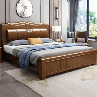 臻远 ZY-SMC-160 现代简约实木床双人床 1.5米简约床