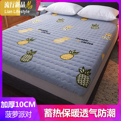 加厚床垫被软垫床褥子1.5米学生宿舍1.8m铺海绵榻榻米单人双人1.2 三维工匠