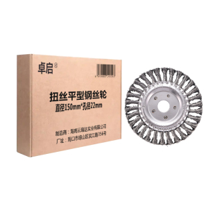 卓启 扭丝平型钢丝轮