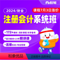 公司战略与风险管理 2024注册会计师系统班 [正版]粉笔课程粉笔财会 2024注册会计师考试图书系统班直播课程课件学习