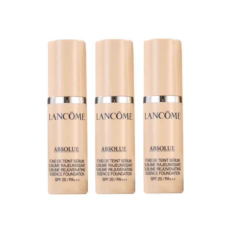 [国内专柜版正品保证]兰蔻LANCOME菁纯臻颜精华粉底液5ml*3自然偏白#110