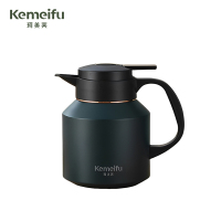 珂美芙 316不锈钢显温焖茶壶 青色1200ml 个