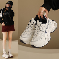 ins韩版新款老爹鞋女2026春季跑步鞋休闲鞋厚底增高