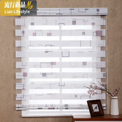 卷帘遮光小百叶窗帘升降卧室卫生间浴室厨房免打孔安装手拉式电动 三维工匠