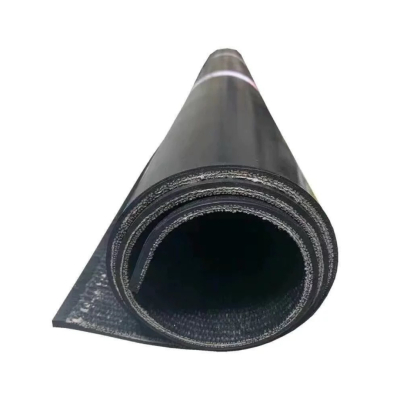 中锦科技 夹布塑胶垫 黑色光面+麻纹面 3mm*1m*5m 件