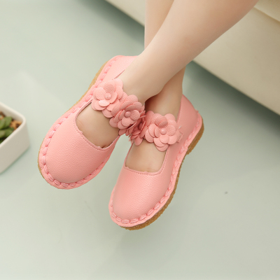 女童皮鞋公主鞋儿童单鞋2017春秋新款儿童鞋子女宝宝软底豆豆鞋潮