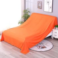 家具防尘布罩遮盖防灰尘沙发遮灰布床遮尘布大盖布挡灰布 橙色 3.5*4.5米(适用1.8m、2.0m、2.2m床、靠背加