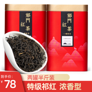 2025新茶上市艺魁堂祁门红茶春茶叶正宗安徽祁门原产特级红香螺浓香250g罐装 250g