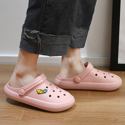 Ideamini洞洞鞋外穿夏季2021新款厚底防滑护士鞋宿舍上班沙滩ins潮拖鞋女